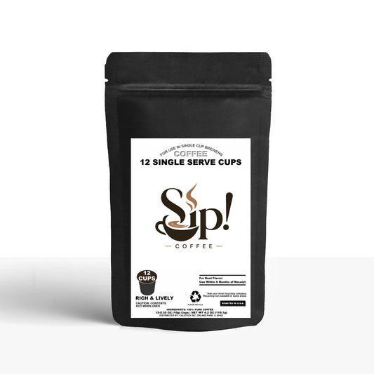 12 Pack Single Serve Coffee Capsules